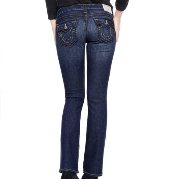 True Religion Varsity Letterman Bootcut Jeans - Picture 2 of 10